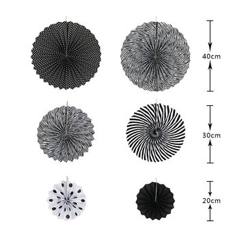 Green Paper Fans Decoration D.I.Y Set