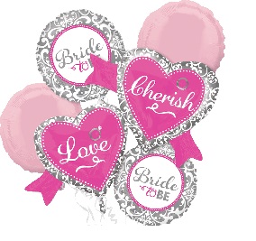 Bride To Be Cherish Love Balloon Bouquet