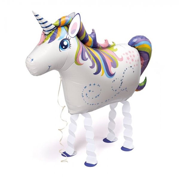 Rainbow Unicorn Walking Pet Balloon