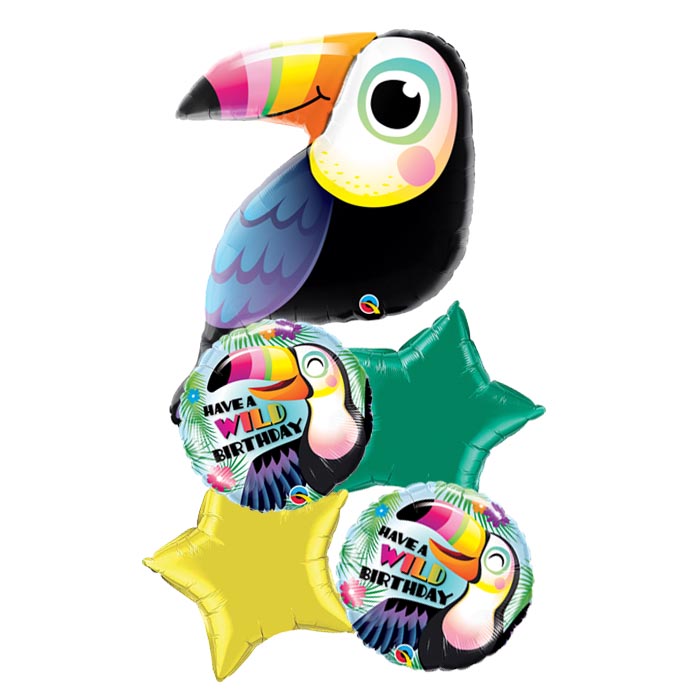 Have A Wild Toucan Birthday Balloon Package