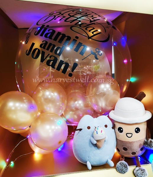 Customize Surprise Box Birthday Party Balloon