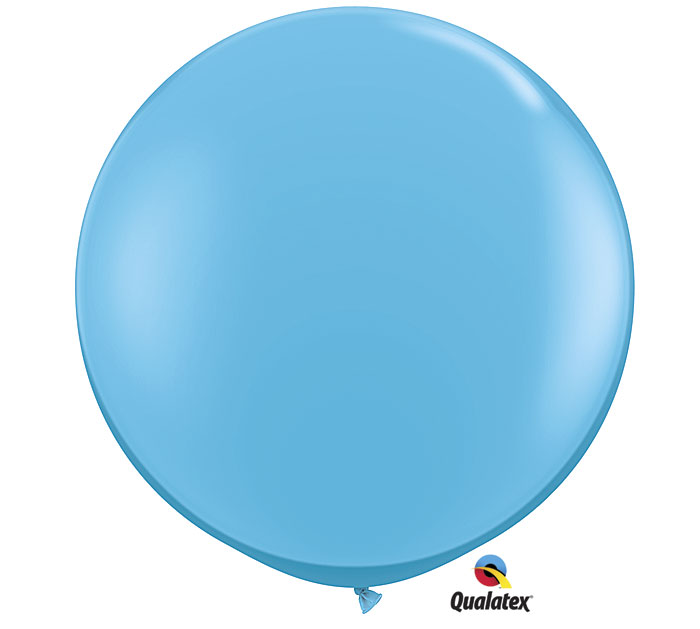 Robin's Egg Blue Jumbo Round Shape Helium Latex Balloon