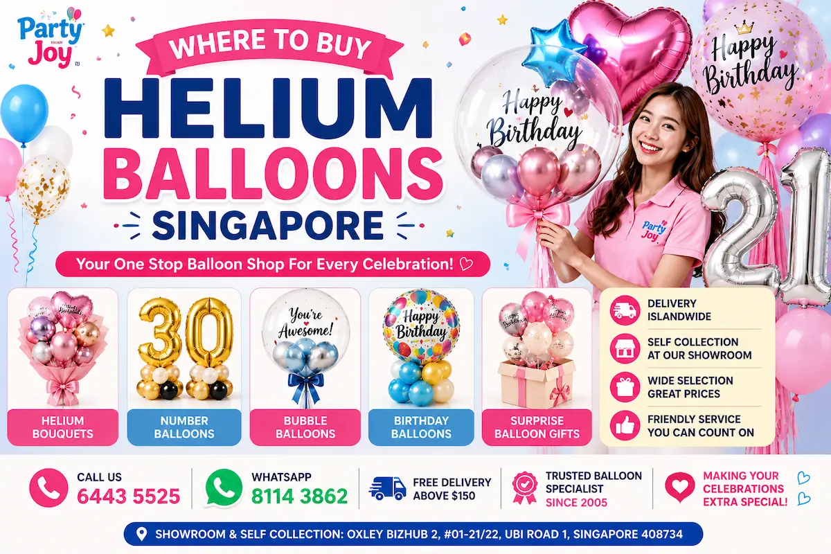 Where To Buy Helium Balloons Singapore